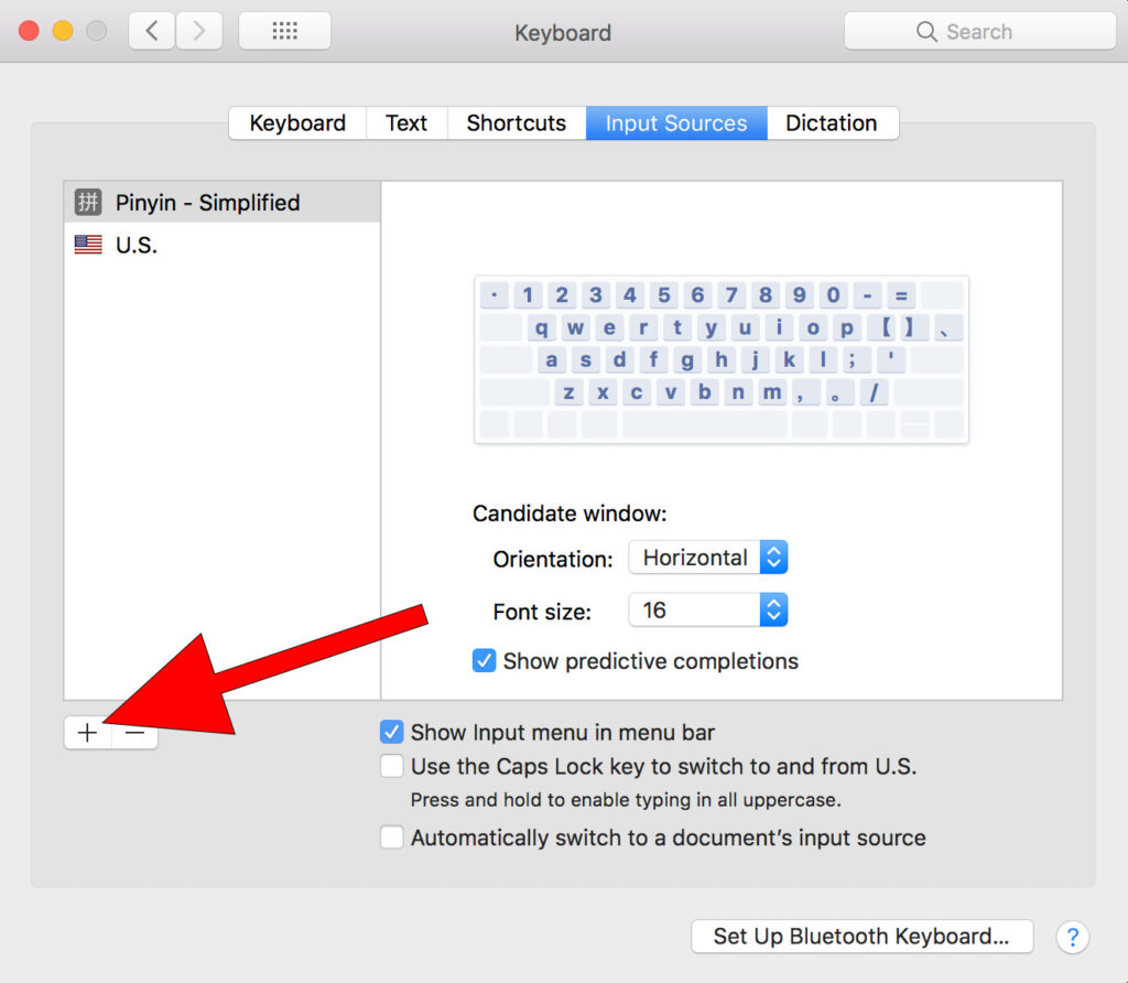 how to type chinese on mac