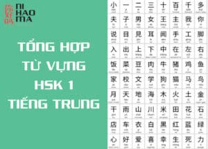 từ vựng hsk 1