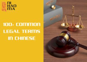 legal terms in chinese