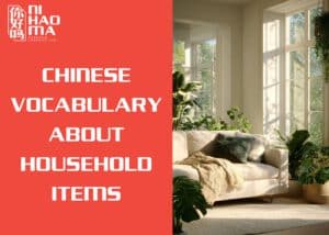 chinese vocabulary about household items