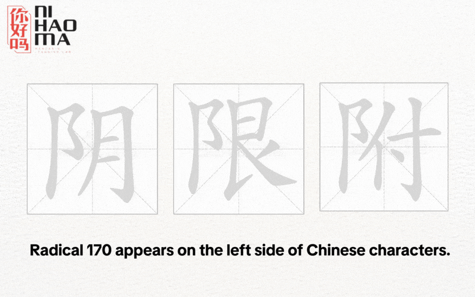 examples of the radical 170