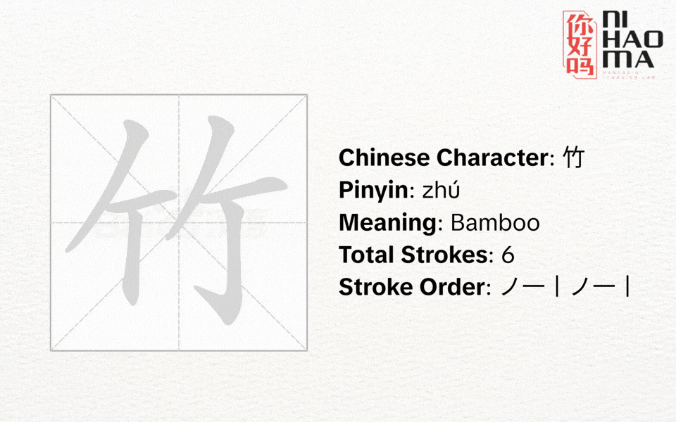 bamboo radical in chinese