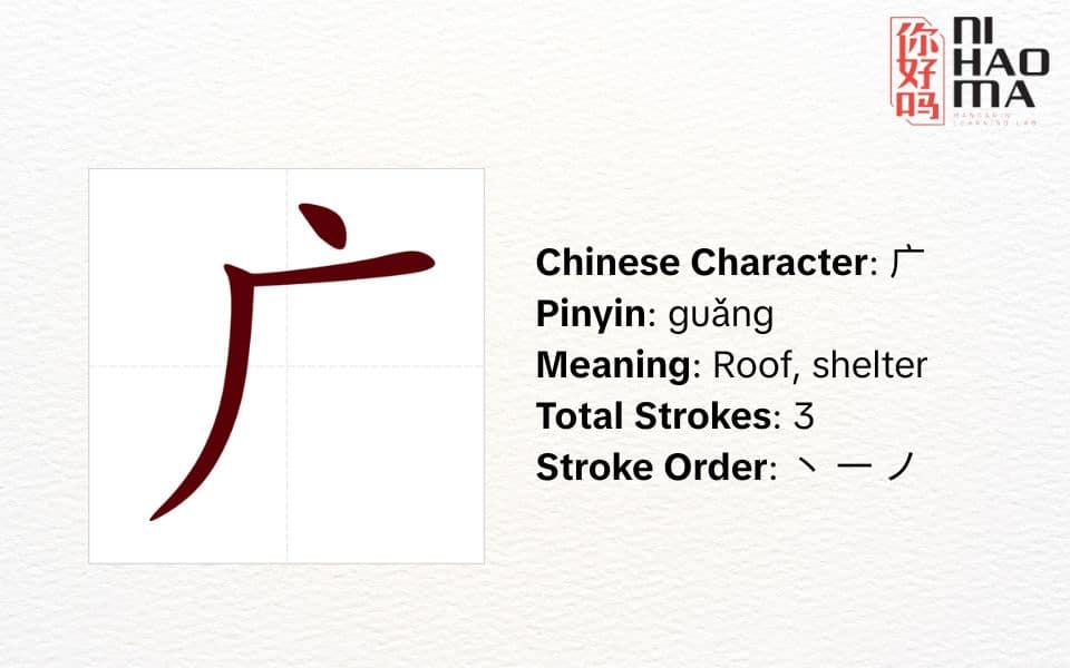 radical 53 in chinese mandarin