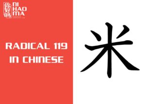 radical 119 in chinese