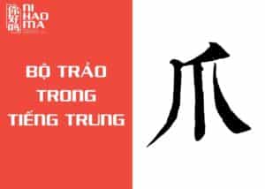 bộ trảo trong tiếng trung