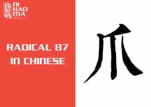 radical 87 in chinese