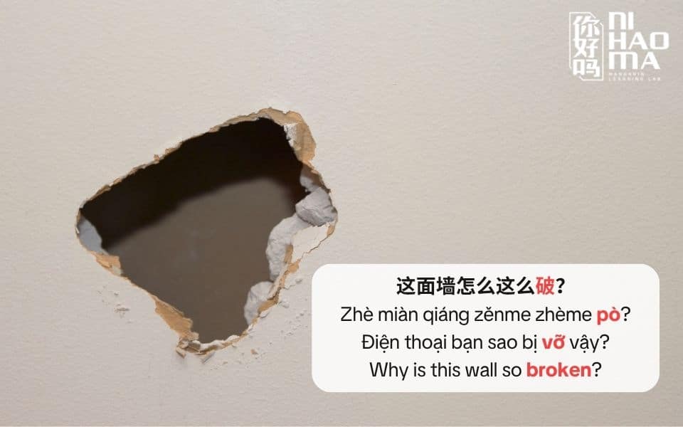 từ vựng chứa bộ thạch trong tiếng trung