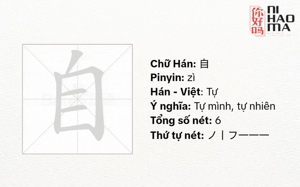 bộ tự trong tiếng trung là gì