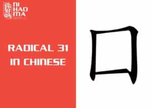 radical 31 in chinese