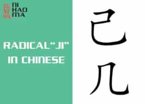 radical 49 and radical 16 in chinese