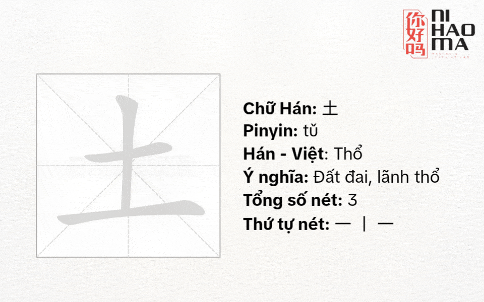 bộ thổ trong tiếng trung là gì