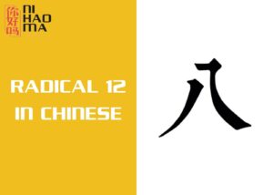 radical 12 in chinese