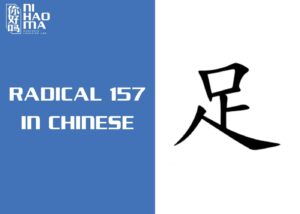 radical 157 in chinese