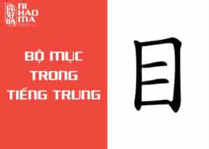 bộ mục trong tiếng trung