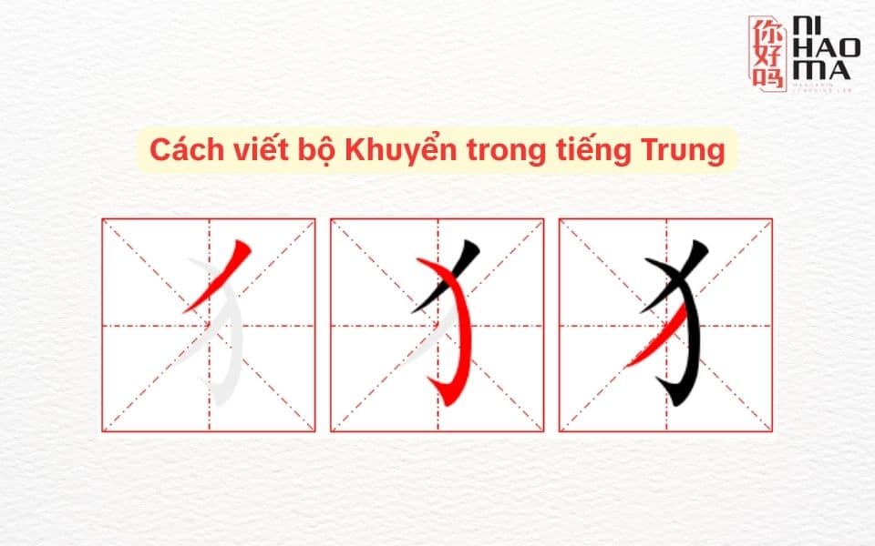 cách viết bộ Khuyển trong tiếng Trung